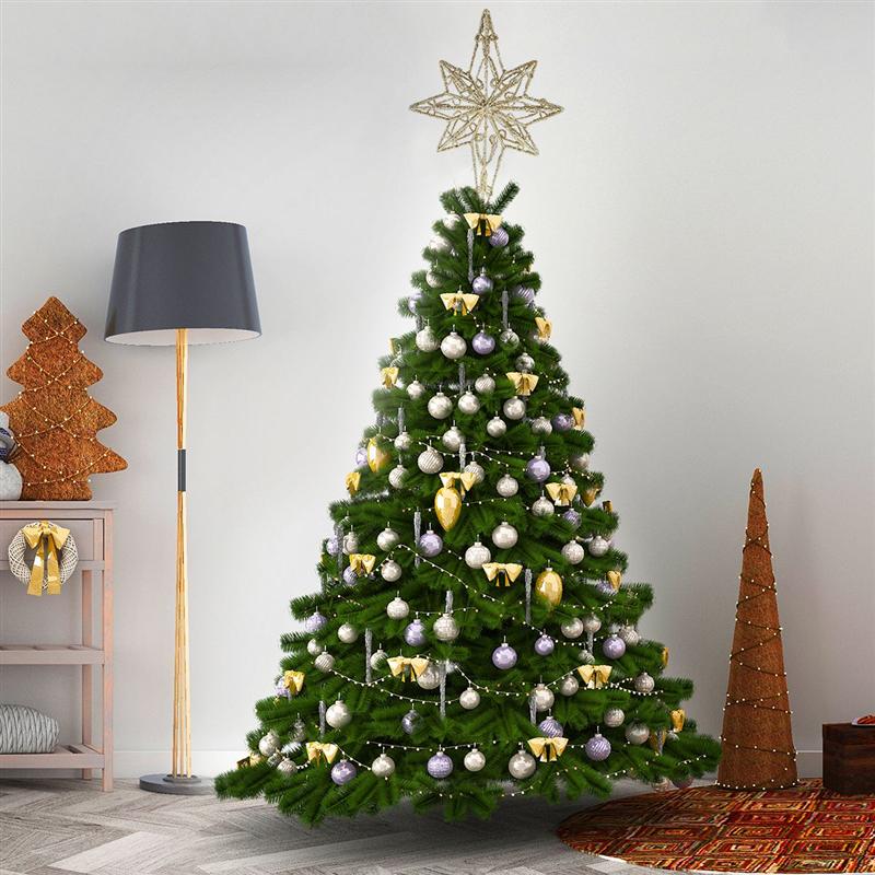 Anijs Ster Tree Topper Star Kerstvakantie Boom Topper Iron Star Festival Treetop Decor Voor Thuis Xmas Party Supplies