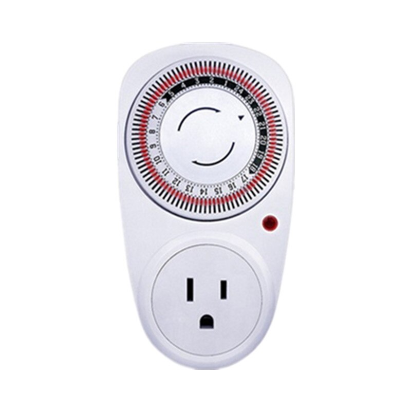 Minuterie cyclique de 24 h, minuterie de cuisine, boucle de sortie universelle, minuterie mécanique 230VAC 3600W 16A UK EU US: American socket