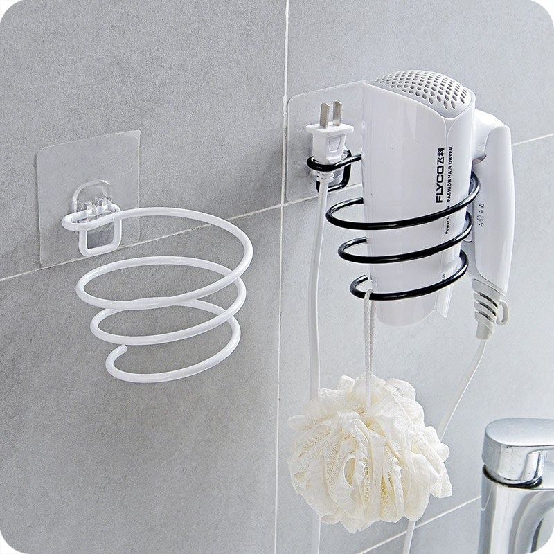 free punching hair dryer home bathroom hair dryer shelf bathroom rack wall mounted air duct frame WF3151005
