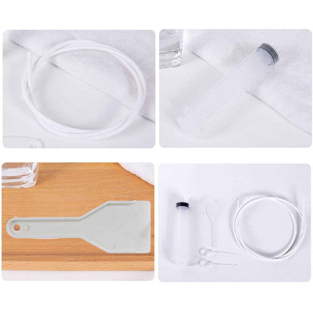 5Pcs Refrigerator Drain Hole Clog Remover Refrigerator Cleaning Tool Reusable Fridge Dredging Kit Household Dredge Hose