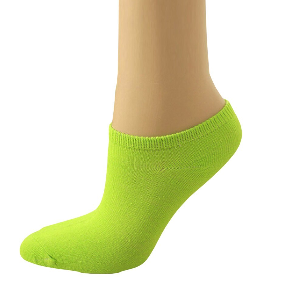 1 Pairs winter Womens Girls Leuke Solid Candy Kleur Grappige Microfiber Laag Uitgesneden Sokjes