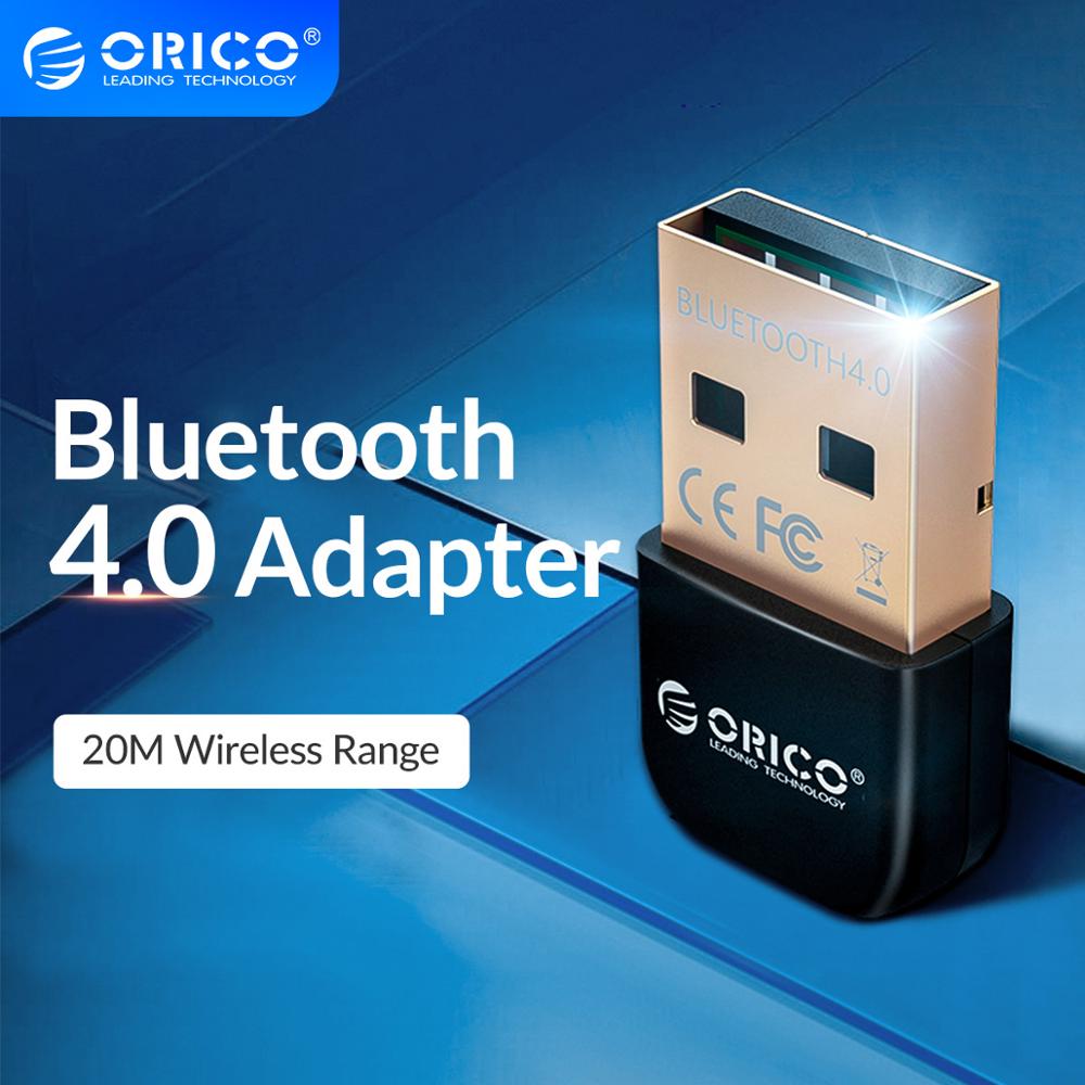 ORICO USB Bezprzewodowy adapter Bluetooth 4.0 Nadajnik Dongle Odbiornik dźwięku muzycznego do komputera PC Windows Głośnik Bezprzewodowa mysz