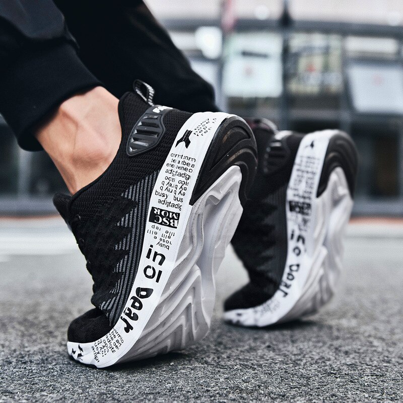 Herenschoenen maat 39-44 volwassen heren sneakers zomer ademende heren casual schoenen heren tennis masculino sport casual veterschoenen