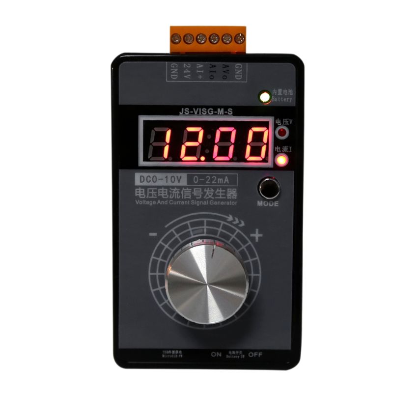 Analog 0-5v 0-10v 4-20ma signalgenerator med genopladeligt batterilomme justerbar spændingsstrømsimulator  lb01g kalibrator