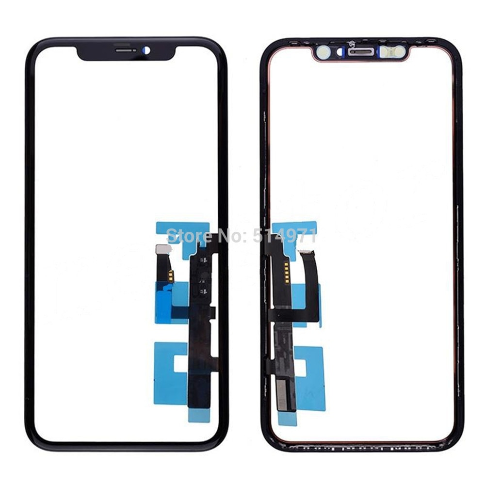 LCD Display Touch Screen Front Outer Glass Panel with Flex Cable For iPhone 11 12 pro MAx Replacement Parts