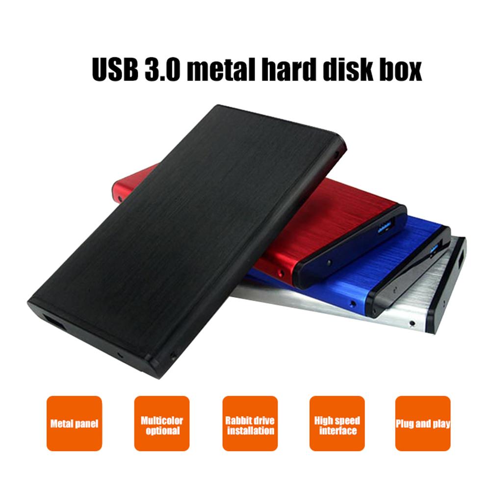 Portable USB 3.0 5Gbps 2.5inch SATA HDD Mobile Hard Disk Drive Case Box for PC