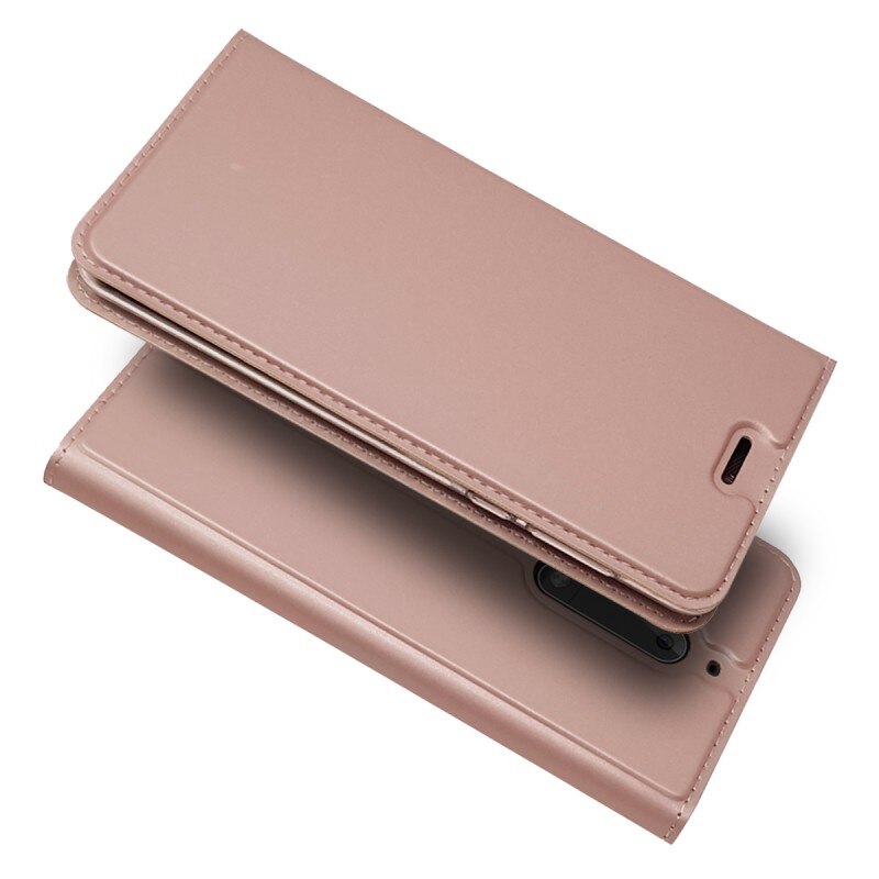 Lommebok pu lær telefon til nokia 5 deksel magnetisk slank bokstativ kort beskyttende nokia 6 deksel: Rosa / Nokia 5