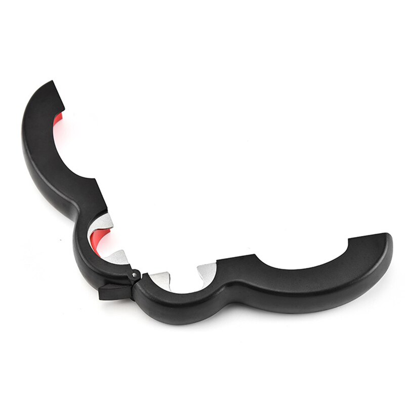Keukenaccessoires 6 in 1 multifunctionele draaibare flesopener, barpot, drankdeksel, blikopener, wijn, bier, kurkentrekker, gereedschap