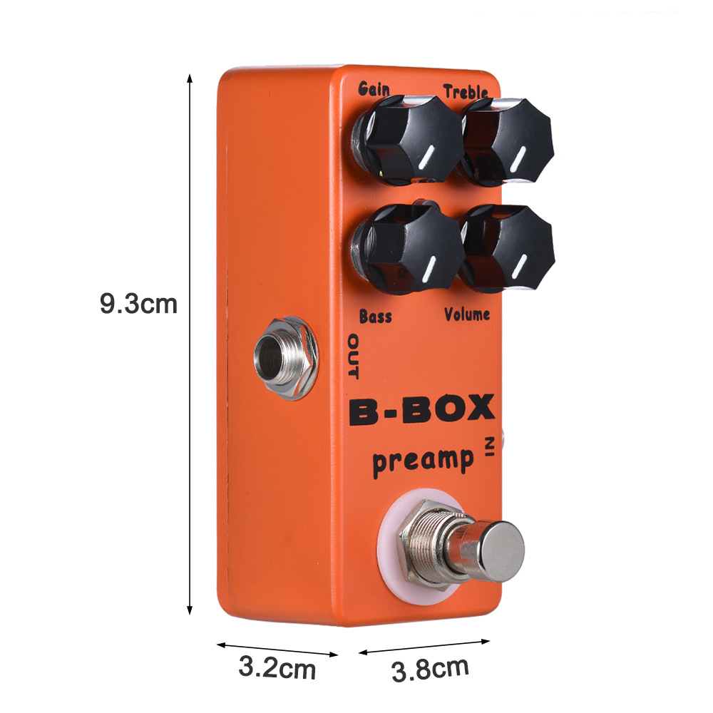 Mosky Bb Preamp B-Box Gitaar Effect Pedaal Preamp Overdrive Elektrische Basgitarra Akoestische Analoge Signaal Effecten Processors