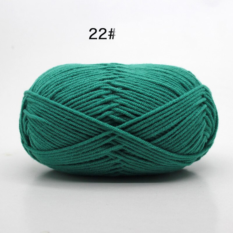 upgrade natuurlijke zijde melk katoenen garen dikke garen voor breien baby wol haak garen weave draad 4 Plys 50 g/stk: 22
