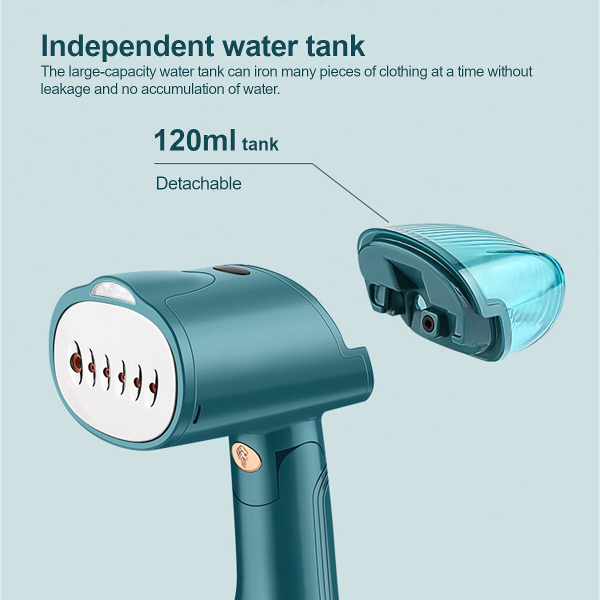 Handheld Garment Steamer 1500W Household Fabric Steam Iron 120ml Mini Portable Horizontal Vertical Fast-Heat For Clothes Ironing