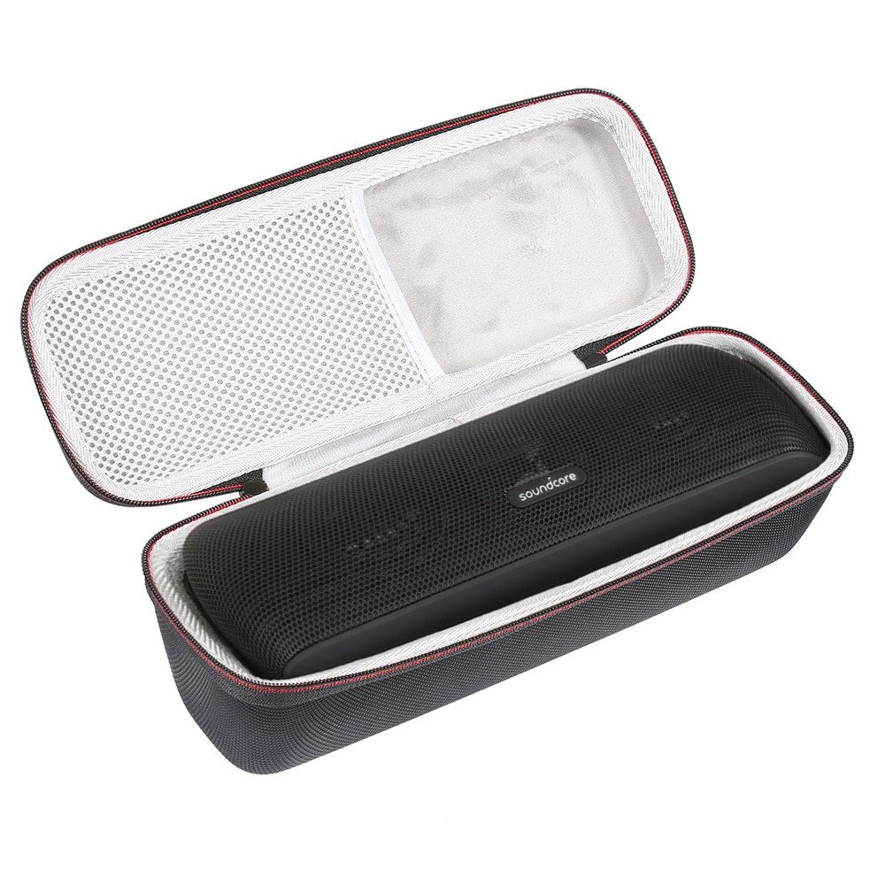 Draagbare Draadloze Bluetooth EVA Speaker Case voor Anker Soundcore Motion + Met Mesh Dual Pocket Audio Kabel Uitvoering Reistas
