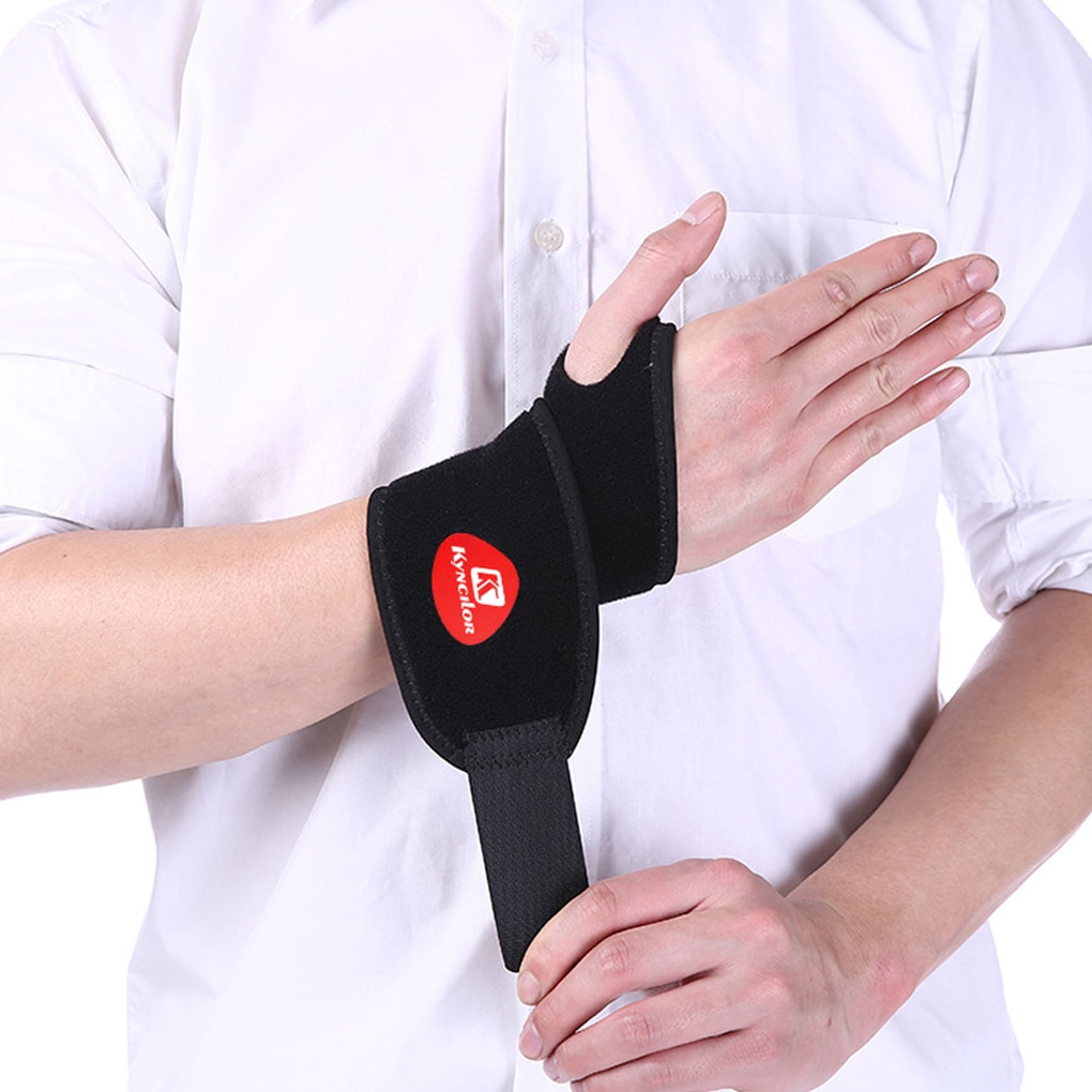 Elastische Bandage Polssteun Duim Hand Brace Vinger Spalk Tennis Gewichtheffen Pols Bescherming