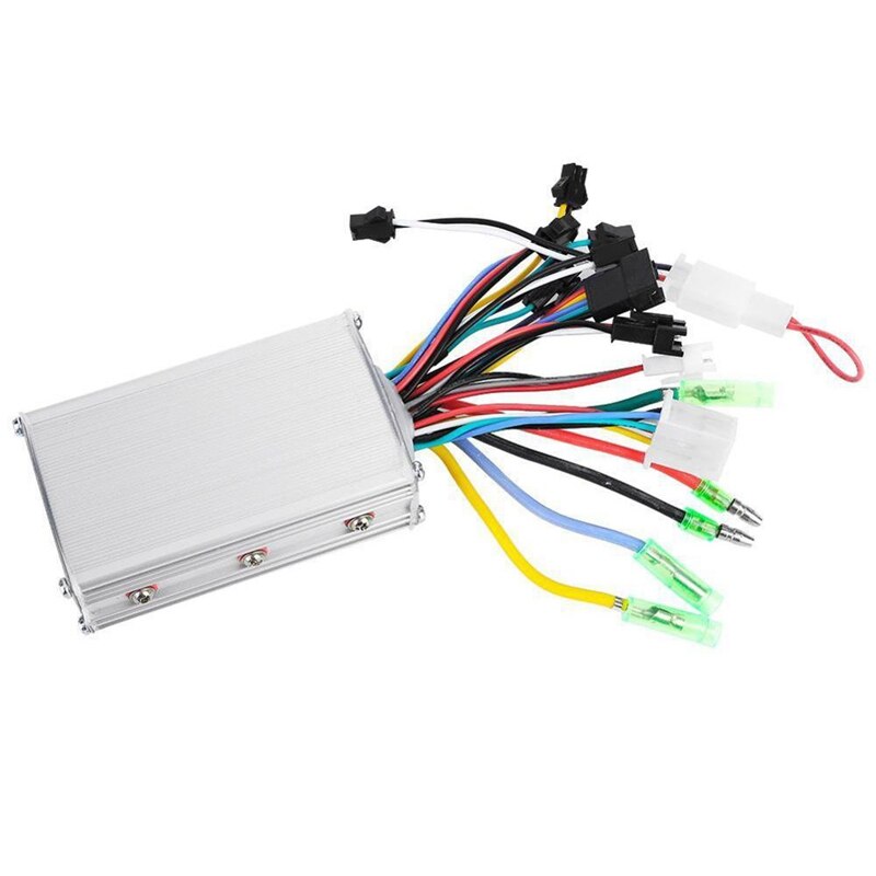 Novel-48V 350W Motor sin escobillas controlador Panel de pantalla LCD pulgar acelerador bicicleta eléctrica Scooter Brushless controlador Kit