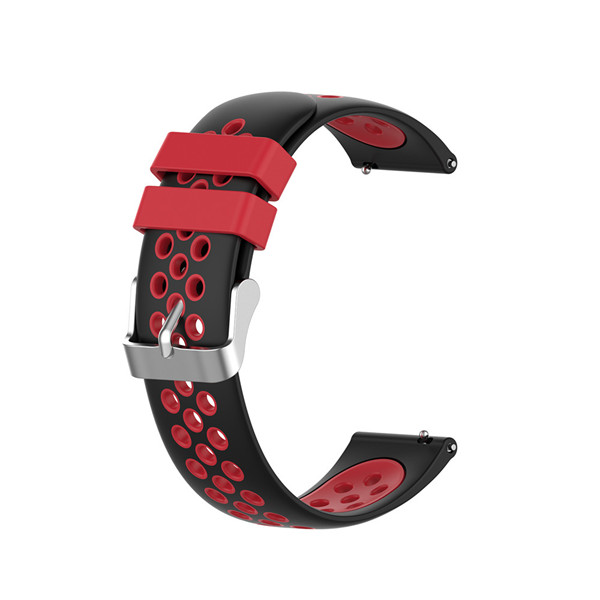 Silikone åndbar urrem til garmin vivoactive 4 4s smart ur armbånd 18mm 22mm armbånd udendørs sport correa: Farve a / 22mm vivoaktiv 4
