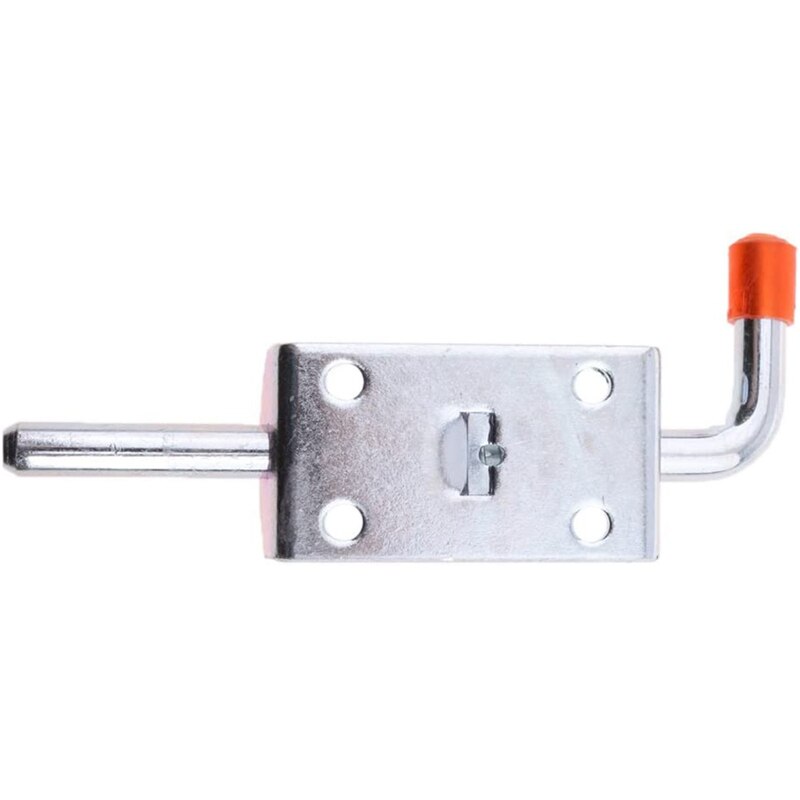 Metal Lock Barrel Bolt Spring Loaded Latch with Grip Heavy Duty for Gate Shed Door Tailgate Trailer Garage