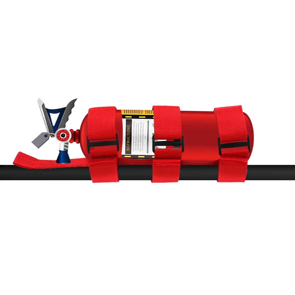 Auto Roll Bar Estintore Supporto Benda Organizzatore Cintura di
