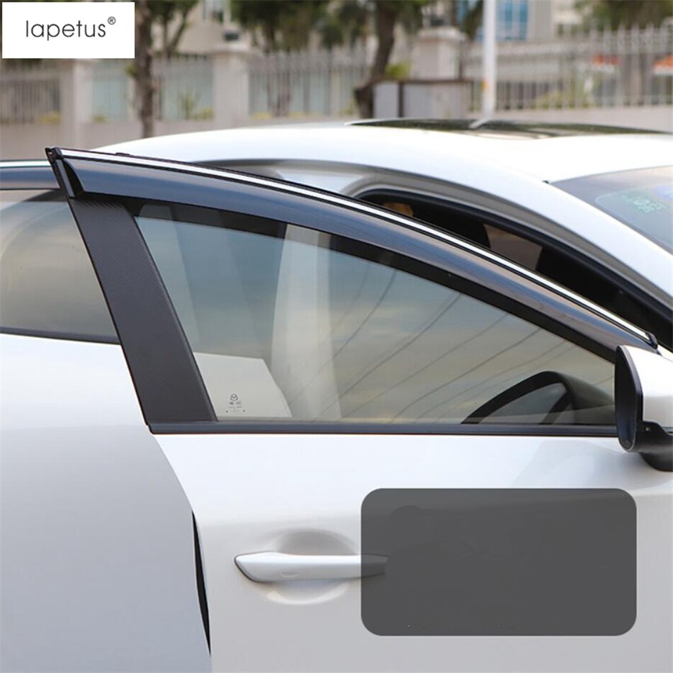 Lapetus Accessoires Voor Mazda 3 Sedan Window Visor Vent Shade Rain Zon Wind Guard Deflectors Luifels Schuilplaatsen kit