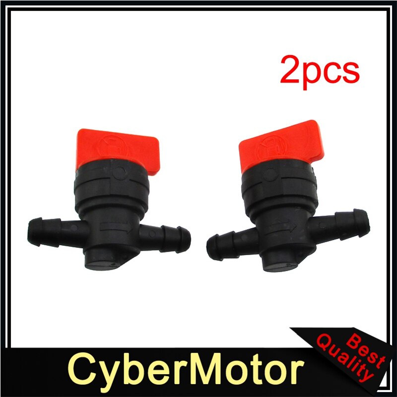 In Lijn Brandstof Gas Cut Afsluiter Benzinekraan Voor Briggs & Stratton 494768 698183 Honda Yamaha Suzuki Kawasaki: 2pcs