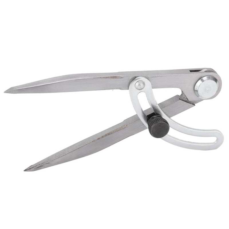 Steel Wing Divider Pencil Marking Compass Circle Maker Adjustable Scriber Craftsman 125mm