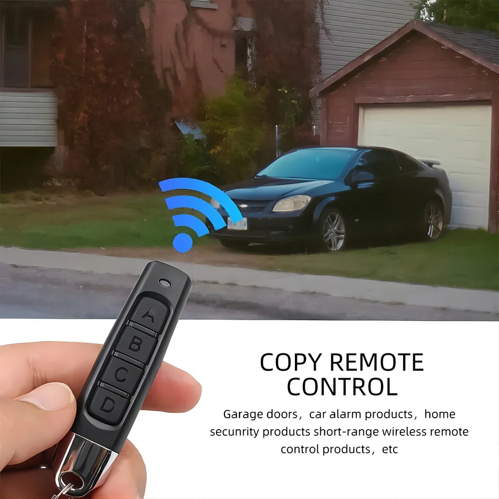 Universal 433MHz Electric Gate Remote Control Self-copying Garage command RF Wireless Duplicator Clone Code Learning code 433.92