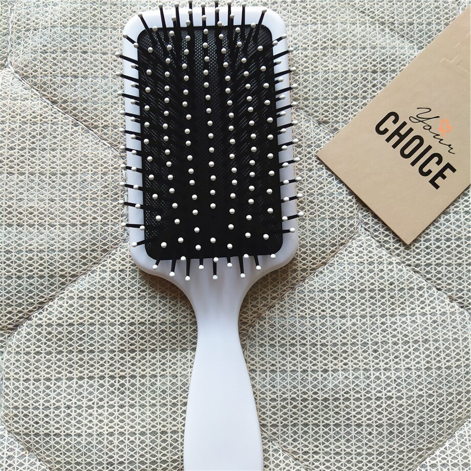 Big Size Comb Anti-static Massage Hair Brush Detangle Shower Salon Hair Styling Tool Hairbrush Snowman Santa Claus