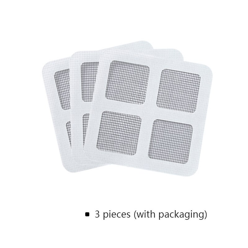 Mosquitera de malla para interiores, mosquitera antimosquitos para puerta y ventana, pegatinas de parche de reparación DIY, novedad de: 3Pcs Patch Stickers