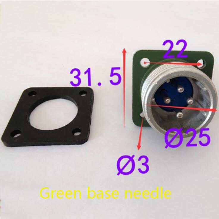 1PC Engraving Machine High-Speed Spindle Motor Special Aviation Plug Aviation Plug-In Socket Base Fixed Wiring Plug Faucet: 14