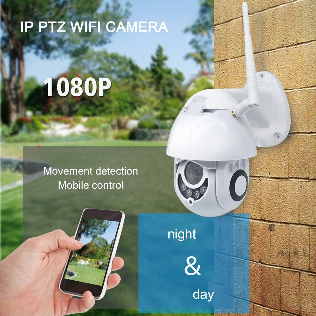 1080P High Definition Cctv Ip Camera Waterdichte Outdoor Wifi Security Camera Draadloze Ir 4Leds Lichten Camera