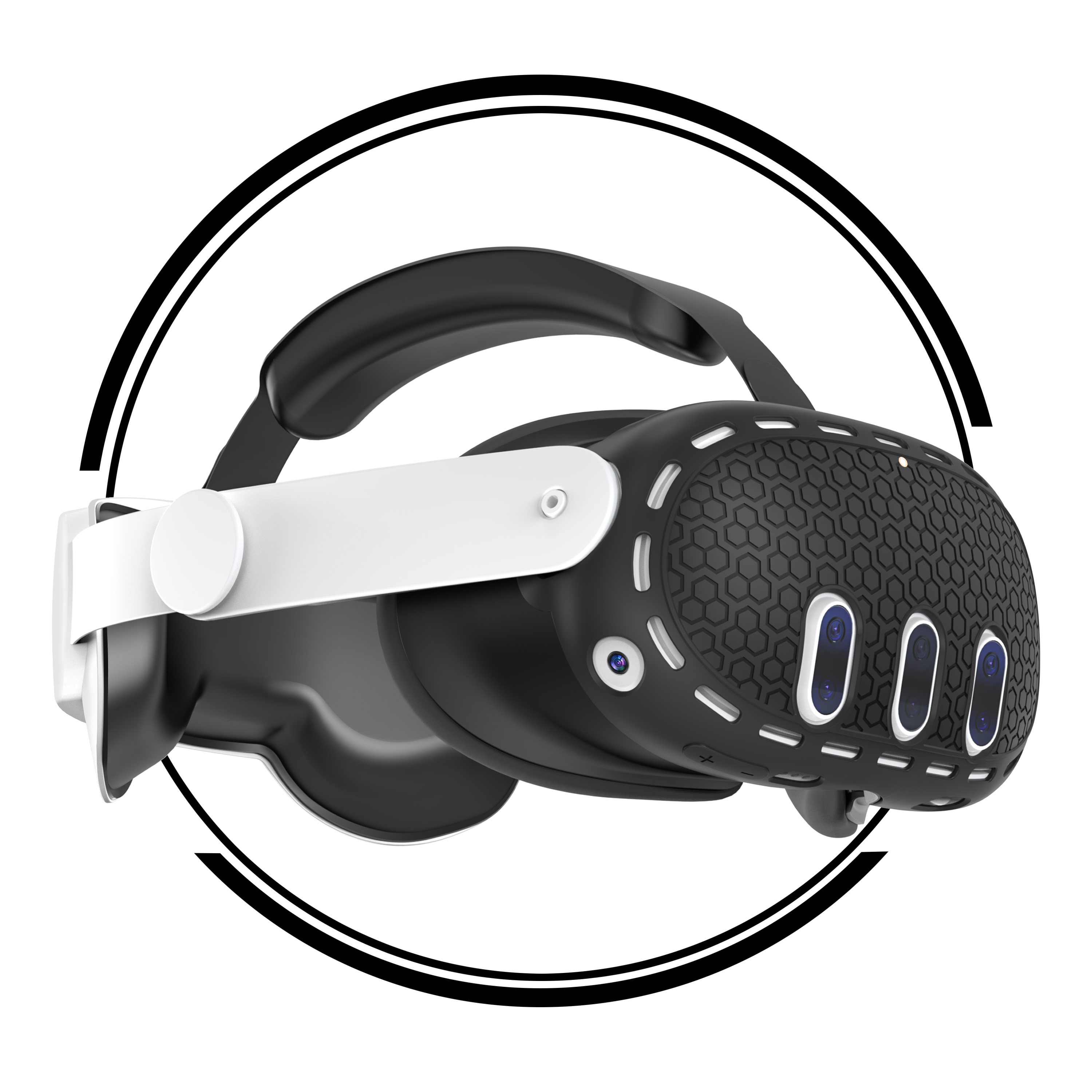 Til meta quest 3 silikonecover vr headset ridsefast beskyttelsesetui til oculus quest 3 tilbehør