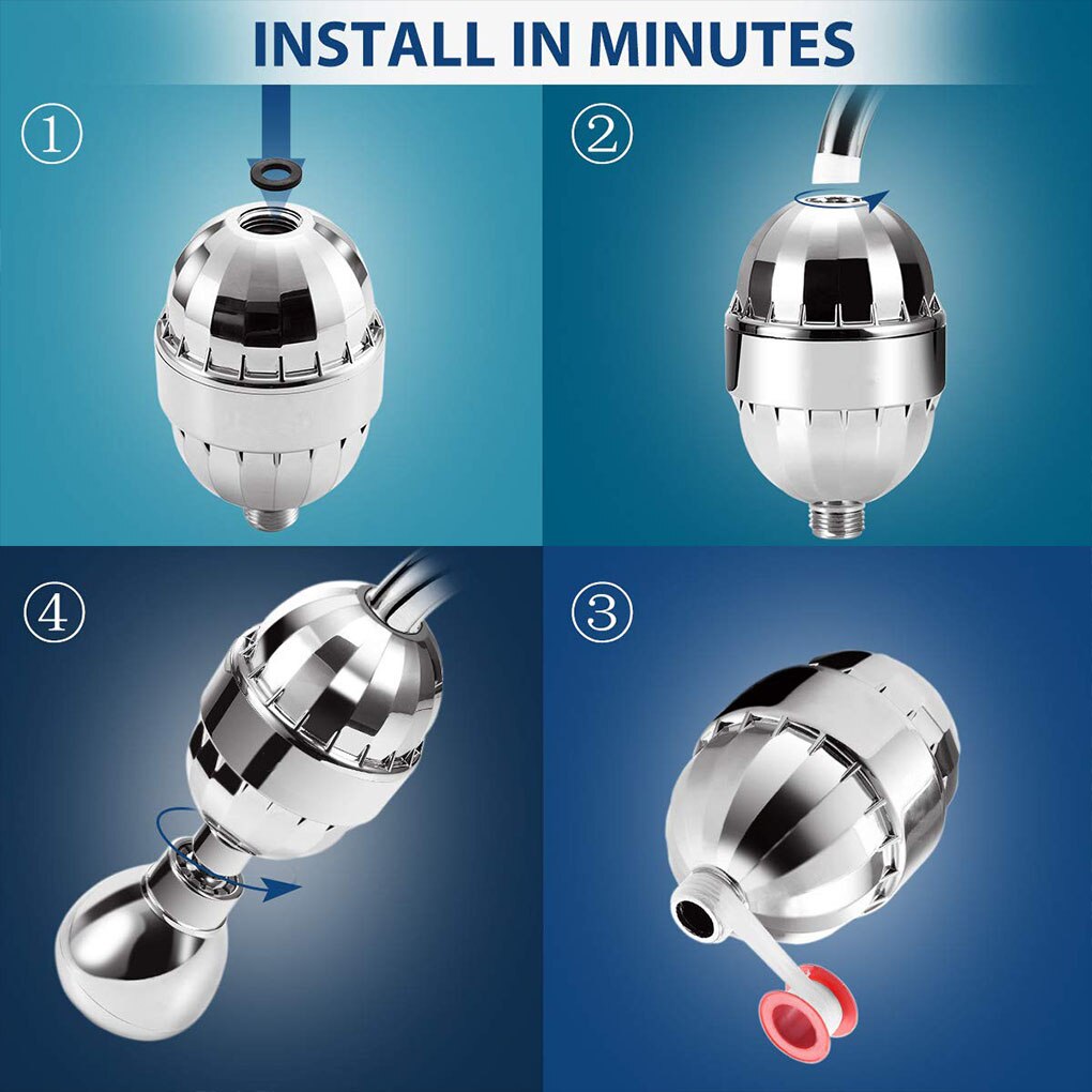 MultiStage Douche Filter Hoge Output Universele B... Grandado