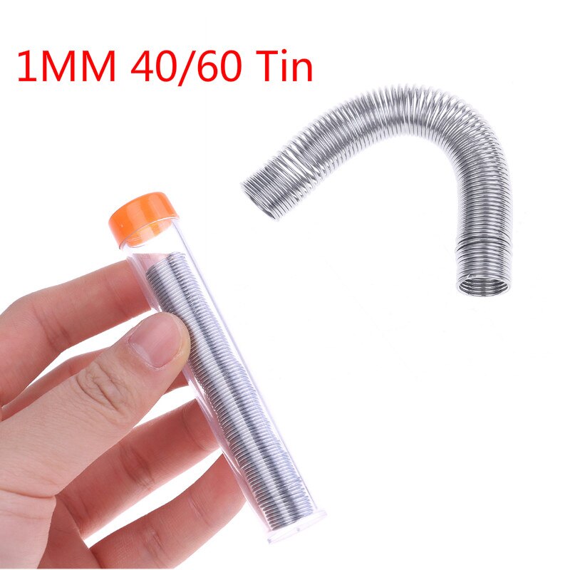 1.0mm 40/60 Tin/Resin Flux Rosin Core Solder Soldering Wire &amp; Pen Tube Dispenser Tin Lead Core Soldering Wire Tool