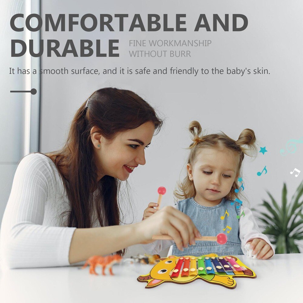 1Pc Wooden Xylophone Children Percussion Instrument Educational Plaything