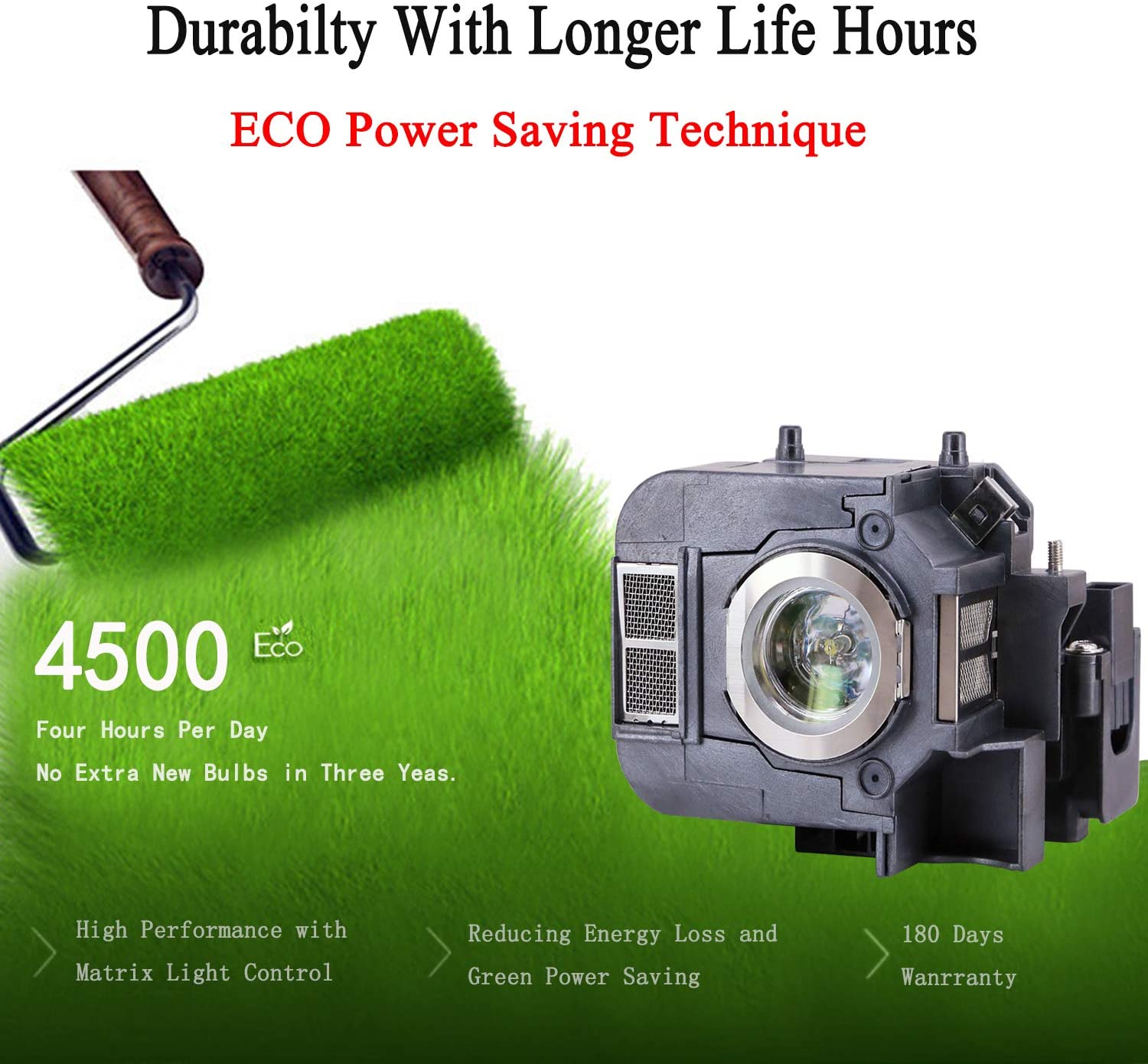 Passend für epson elplp 50/v13 h 010 l 50 powerlite 825 825+ 826w 826w+ 84 84+ 85 85+,  eb -824 824h 825 825h 826w 826wh 84 84e 84h h297b