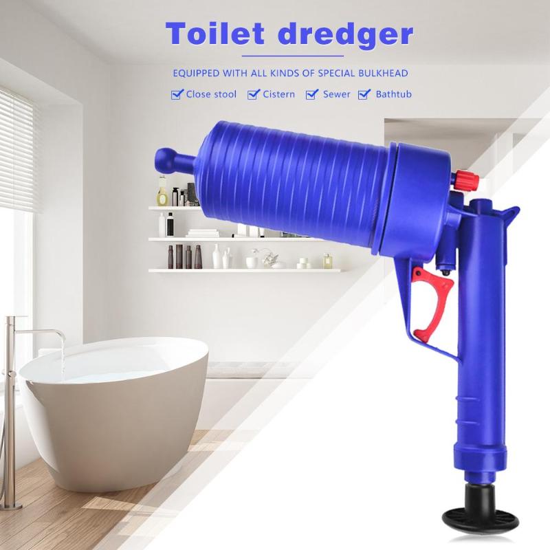 Hoge Druk Afvoer Ontstopper - Krachtige Handmatige Gootsteen Plunger voor Toiletten & Douches