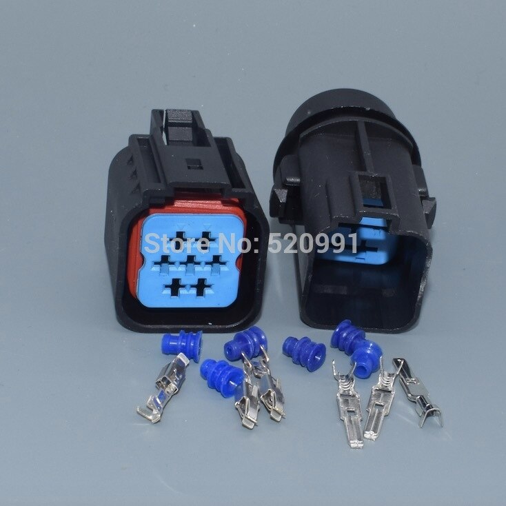 shhworldsea 1set 7 Pin 3.5mm male Female Wire Connector Auto Plug With Terminals