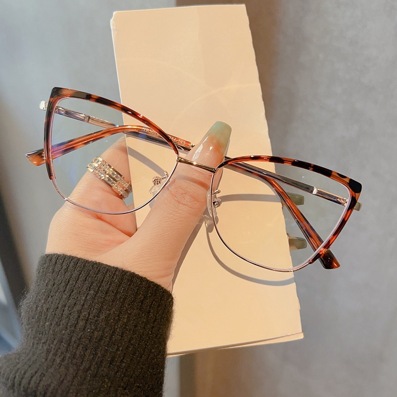 YIMARUILI, montura de gafas ópticas TR90 de aleación ultraligera a la , gafas graduadas Retro de para mujer, montura de gafas tipo ojo de gato TR30: Blanco