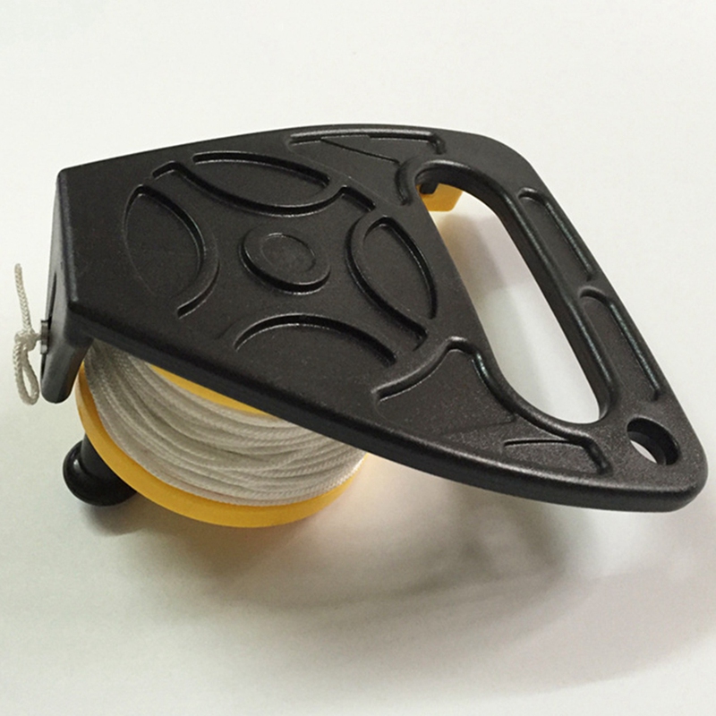 Compact Scuba Dive Reel Kayak Anchor With Thumb Stopper For Safety Underwater Diving Snorkeling