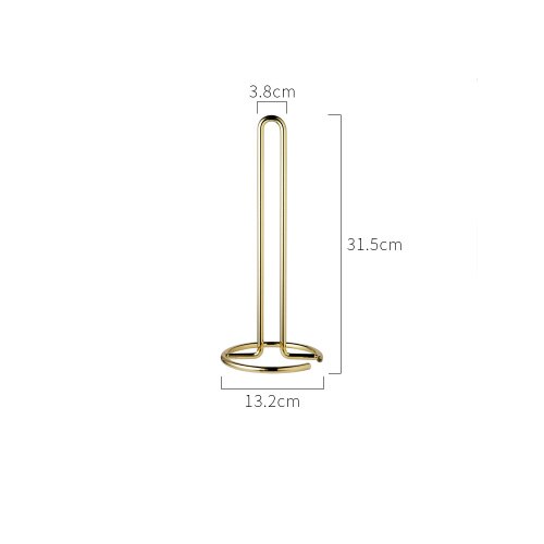 Stainless Steel Kitchen Roll Paper Towel Holder Bathroom Tissue Stand Rose Gold Napkins Rack Home Kitchen Storage Accessories: B