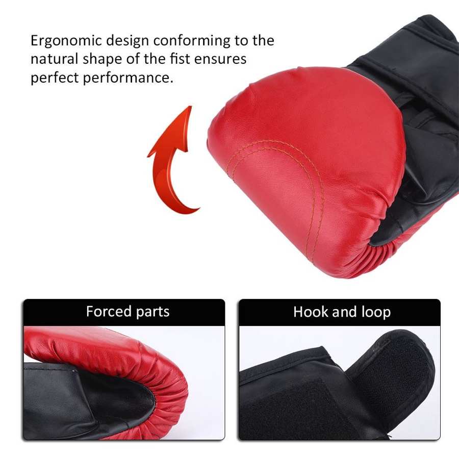 Grappling Boxing Gloves PU Fight Punching Sparring Training Fighting Gloves