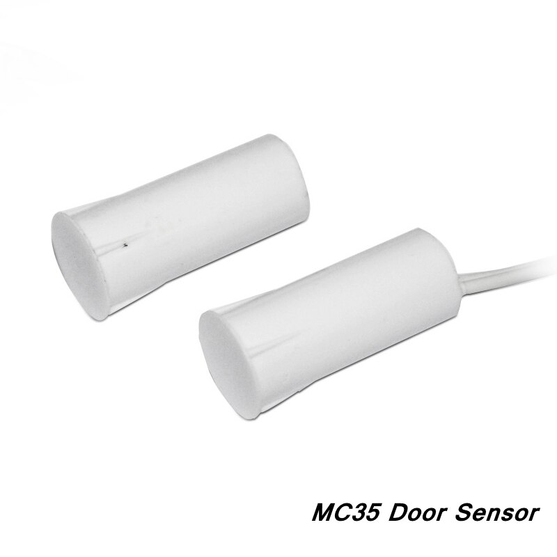 10 Pair Wooden Door Sensor Security Alarm System Wire Contact Sensor MC44B MC31 MC32 MC35 MC36 White ABS Window Door Sensor