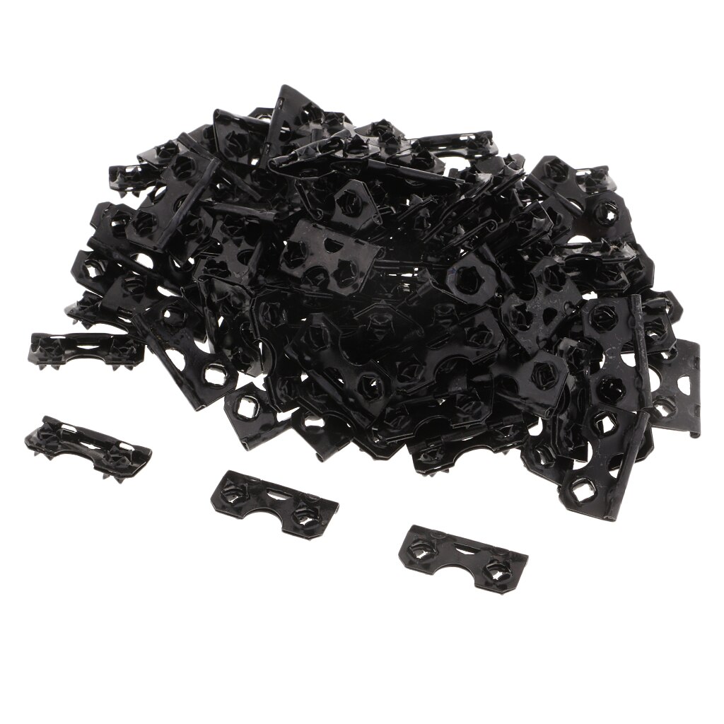 100Pack 28x15mm Picture Photo Frame Back Board Support Stand Hinges Supplies