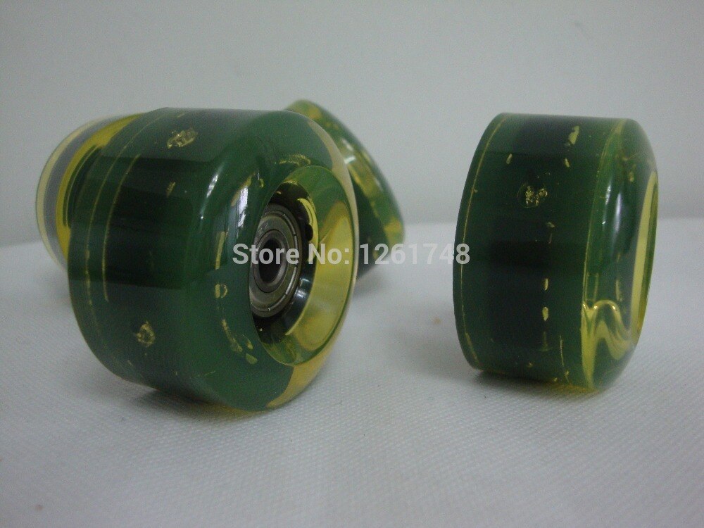 Ruedas para patines en línea, 8 Uds., 56*32mm, LED intermitente, con rodamientos de ABEC-7 608ZZ, accesorios para patines de doble rueda de 80a