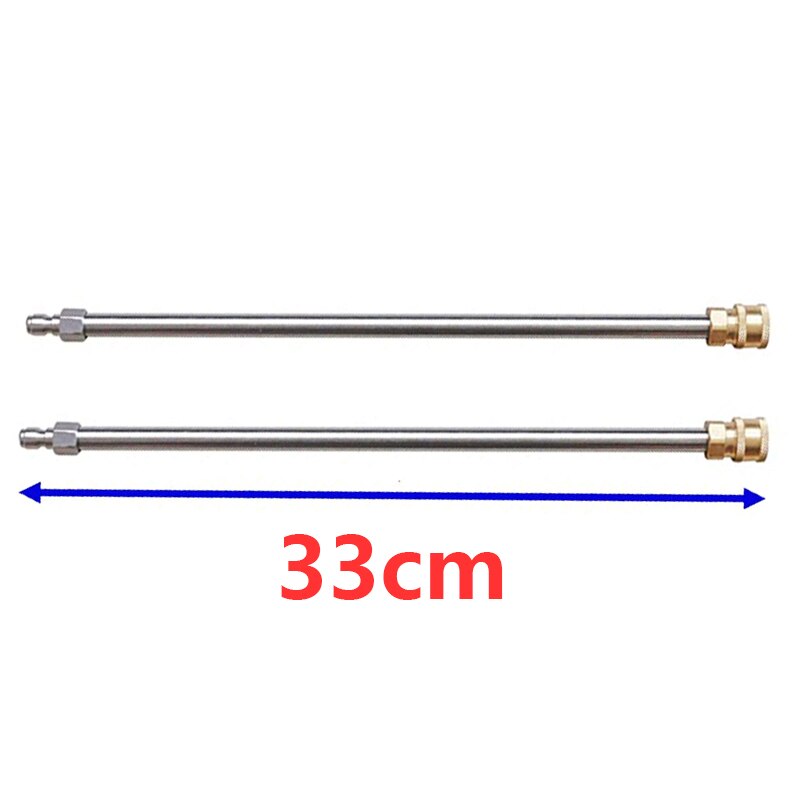 Tool Pressure Washer Extension Wand, 20 Inch Stainless Steel with 1/4" Quick Connect Power Washer Lance: Gold