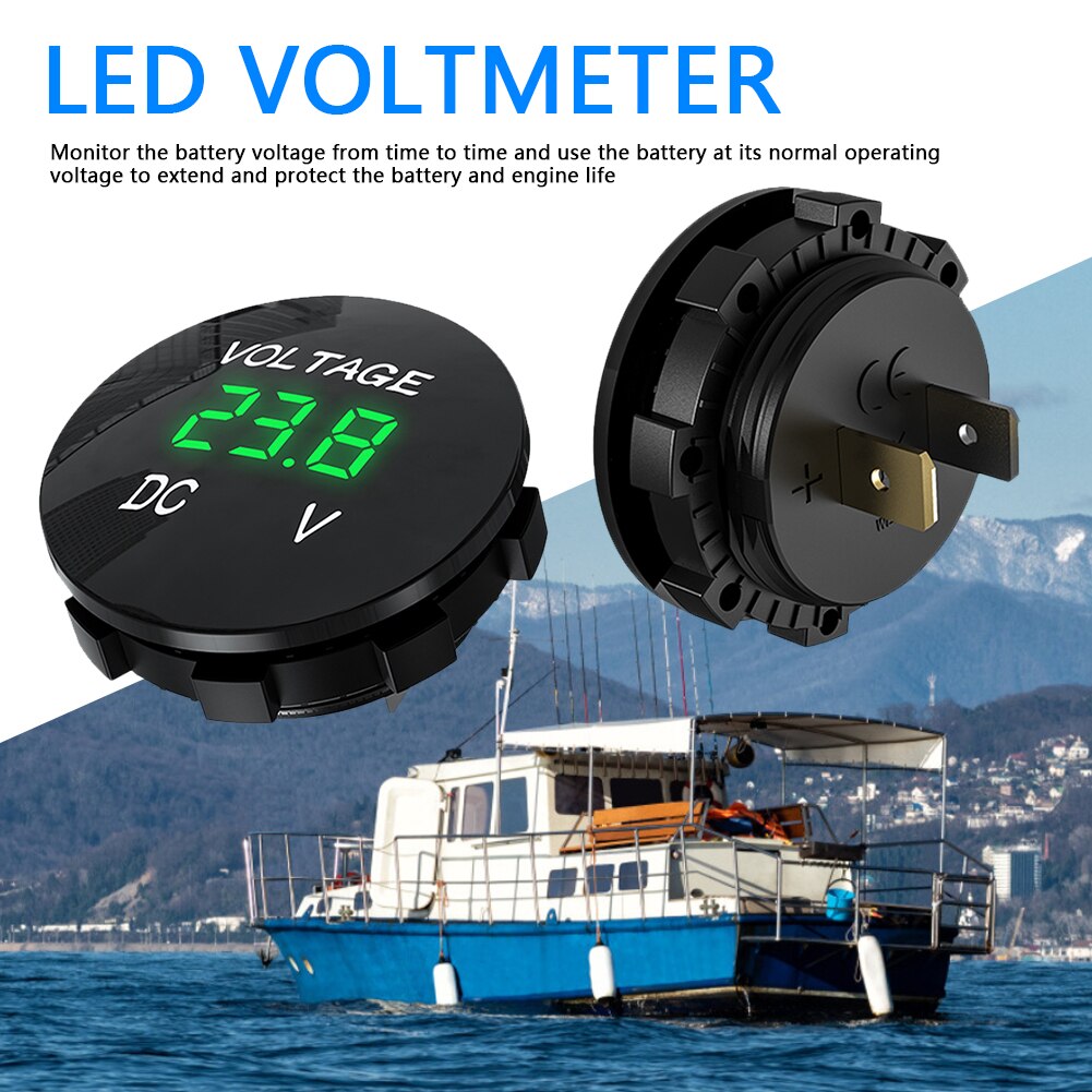 D3 DC 12V-24V Voltmeter Spannung Meter Tester Digital Tafel LED-anzeige Für Auto Auto Motorrad Stiefel ATV Lkw umrüsten Zubehör