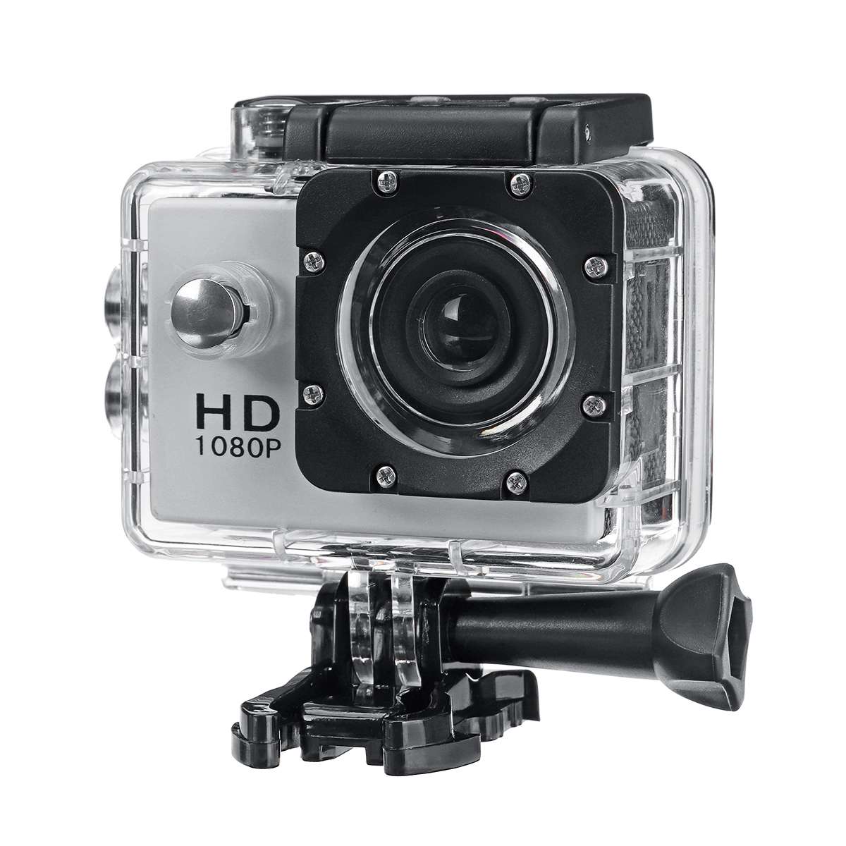 Sports Camera 1080P 4K 2.0'' Waterproof Recorder Sj4000 LCD Screen Outdoor Skiing Driving Sport DV Camcorder Multifunctional: Silver