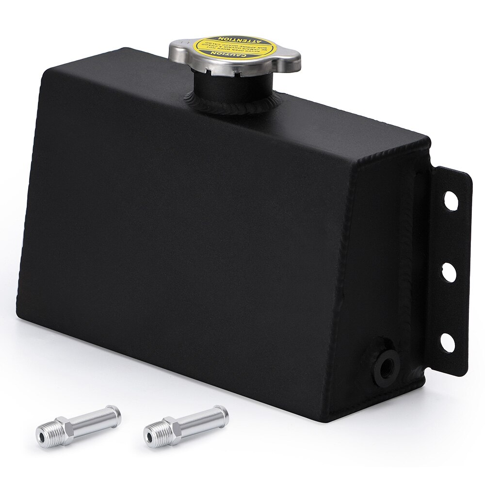 Hypertune - Universal Coolant Expansion Fill Tank Overflow Reservoir Aluminum For Subaru Honda Acura Nissan Mazda HT-TK49
