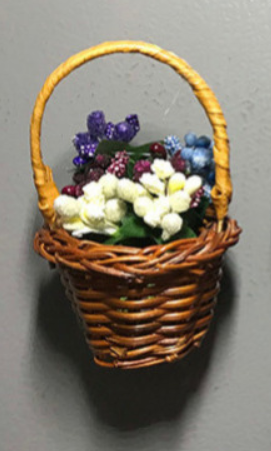 1 pc magnetisk kylskåp dekor harts blomma korg stil kylskåp magnet souvenir diy familj trädgård dekoration kylskåp klistermärke: 2