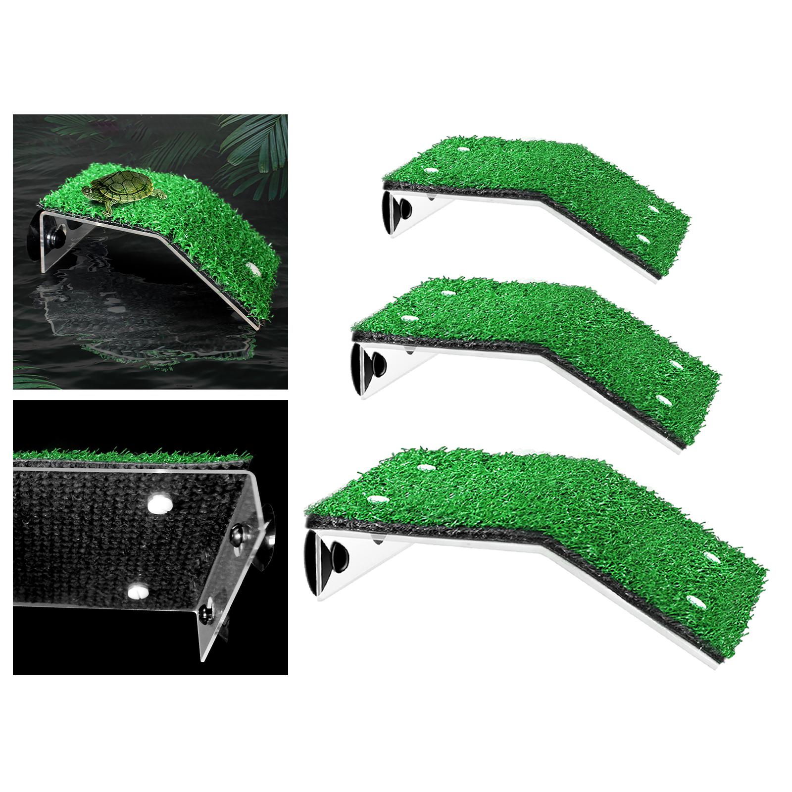 Tank Turtle Basking Platform Fish Tank Platform Turtle Dock Floating Platform Reptile Ladder Resting Terrace for Frog Tortoise