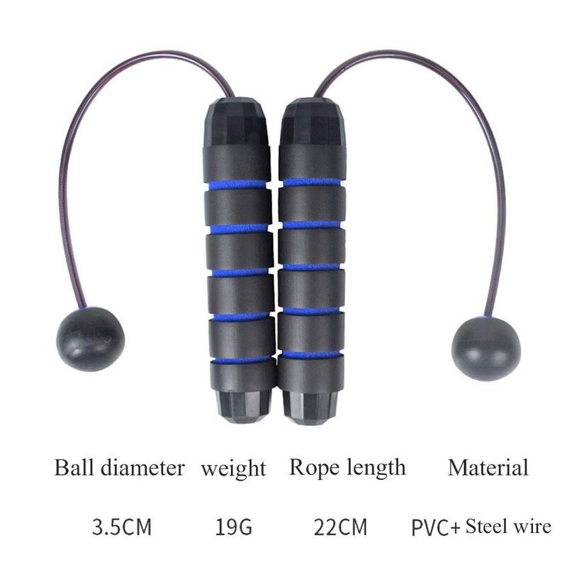 Home Gym Exercise Equipment Skip Rope Crossfit Cordless Jump Ropes Fitness Workout Jumping Training Calorie Consumption